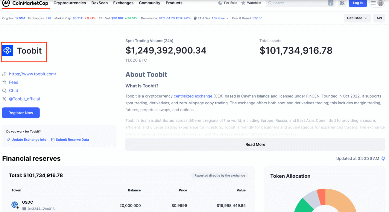 مقایسه جامع صرافی Toobit با Coinlocally ربات های بیشتر