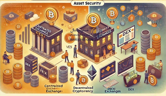 امنیت دارایی در صرافی متمرکز و غیرمتمرکز