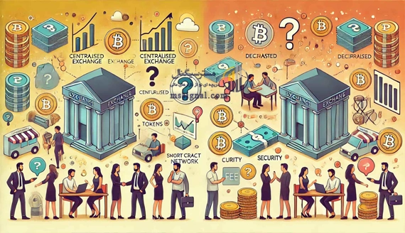 سوالات پرتکرار کاربران درباره صرافی متمرکز و غیرمتمرکز