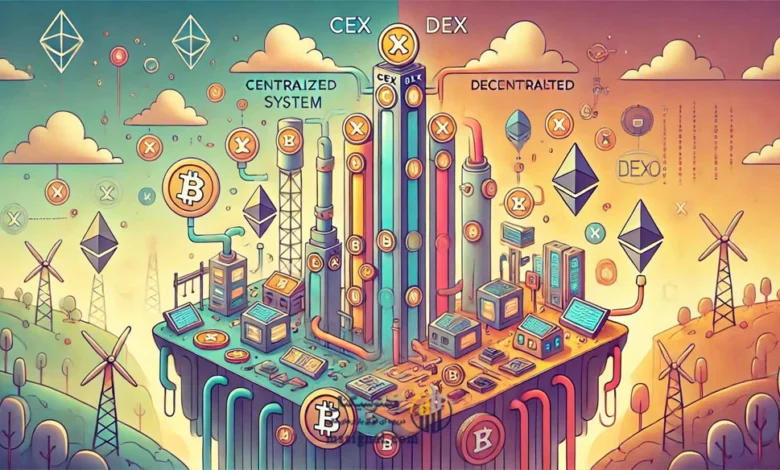 صرافی متمرکز و غیرمتمرکز