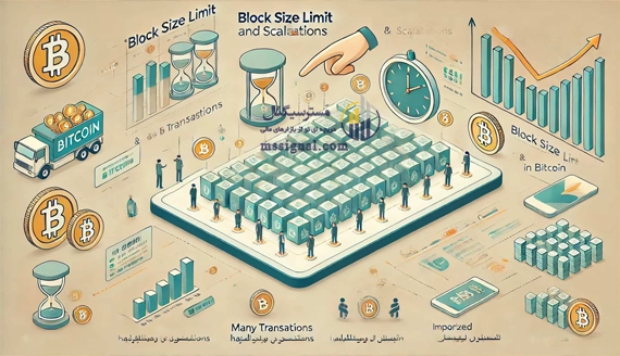 محدودیت سایز بلاک و چالش مقیاس پذیری بیت کوین