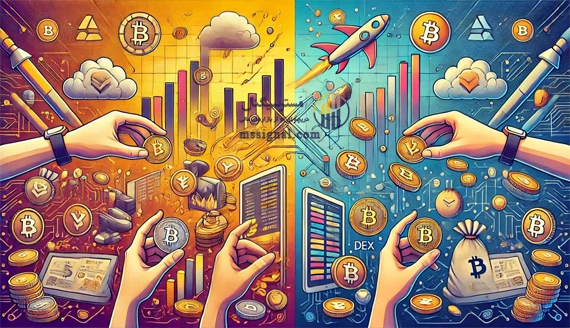 نقدینگی و سرعت تراکنش در صرافی متمرکز و غیرمتمرکز